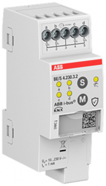 Entrée binaire KNX AMD ABB BE/S4.230.3.2 4-canaux 10…230V 