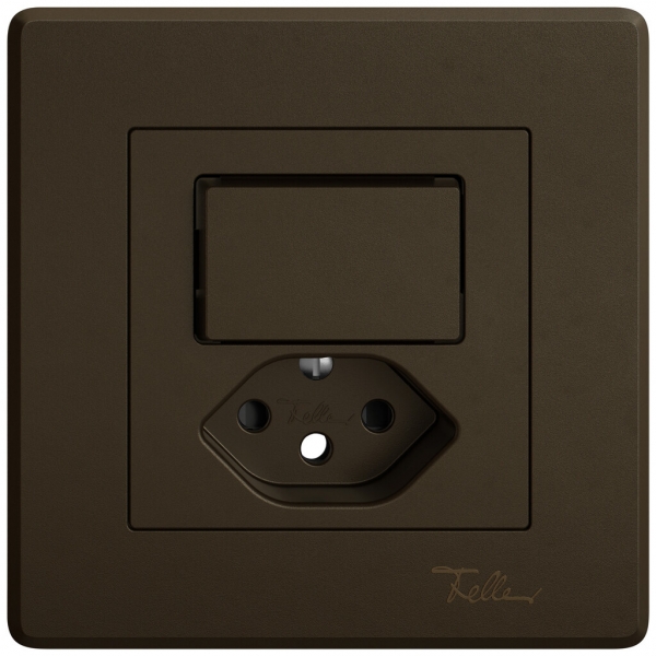 Kit di montaggio INC EDIZIO.liv SNAPFIX® p.combi.T13 c.1 tasto n.ill.shutter ma 