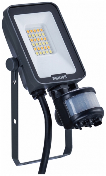 LED-Strahler Philips Ledinaire PIR SEN 10W 1200lm 830/840/865 IP65 110° 162×85 