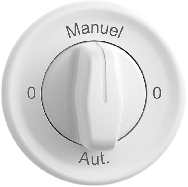 Interruttore rotativo STANDARDdue SNAPFIX® manopola 2/1L 0-Manuel-0-Auto bi 
