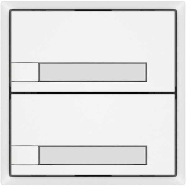 Pulsante KNX RGB EDIZIO.liv SNAPFIX® sensore temp.s.LED targ.2× com.1T bi 