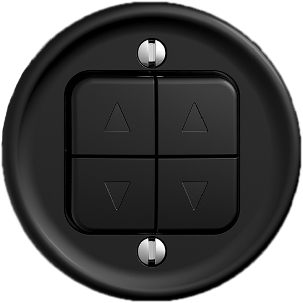 Interruttore p.tapparelle STANDARDdue SNAPFIX® 10A 250V 4 tasto 2 canali ne 