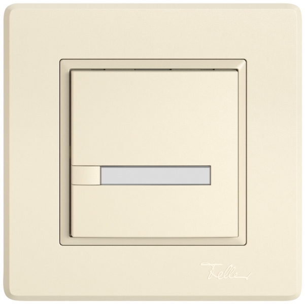 Pulsante KNX RGB INC EDIZIO.liv SNAPFIX® sensore temp.s.LED targ.1× com.1T cr 