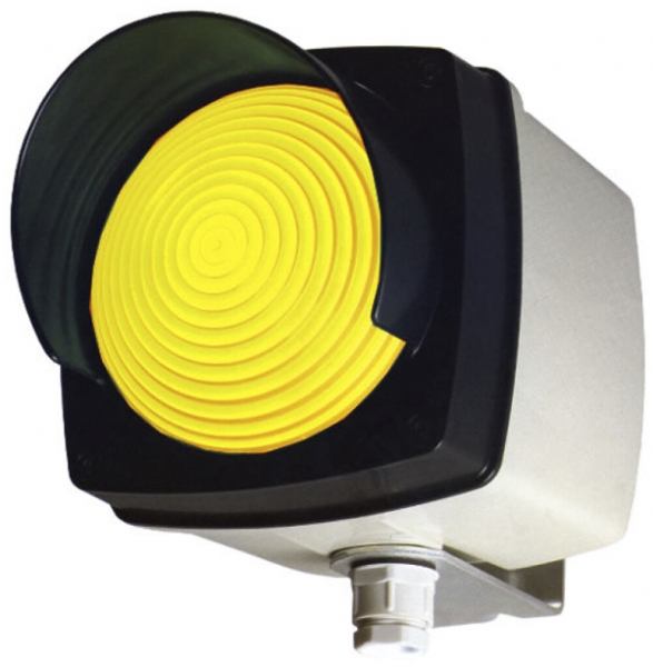 Lampe signalétique Wunderli SIWA, 230VAC, LED, lentille jaune, IP65 