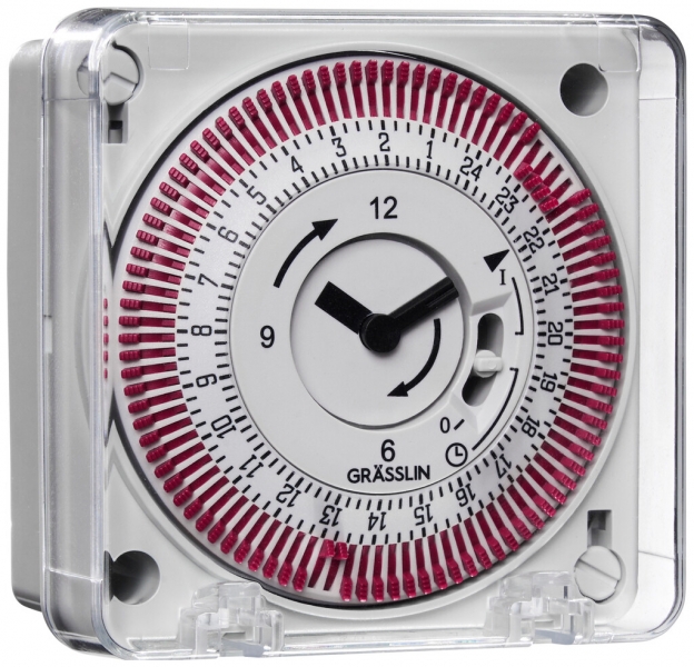 Interrupteur horaire analogique INC ELBRO tactic 211 E 110…230V 24h 15Min 16A 