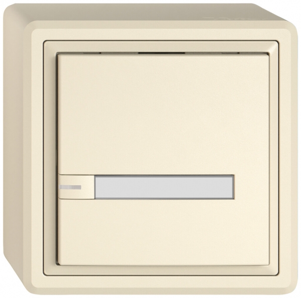 Poussoir KNX RGB AP EDIZIO.liv SNAPFIX® capteur temp.RGB-LED étiqu.1×com.1T cr 