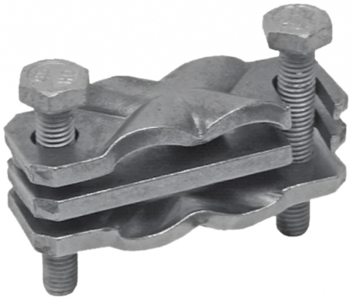 Kreuz-/Parallelverbinder Flury FE44, Stahl blank, Ø 6…22mm 