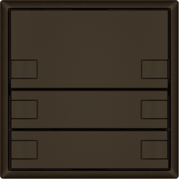 Poussoir universel EDIZIO.liv UNI SNAPFIX® 12…48V s.LED 6× comm.1T br 