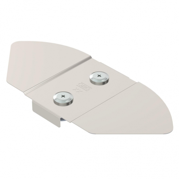 Couvercle BET RBD W p.coude réglable 100mm acier fin A4 brut 