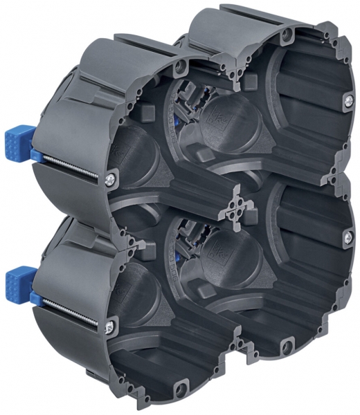 Boîte pour paroi creuse HSB D83, grd. 2×2, 145×145×65mm TFC 850°C 