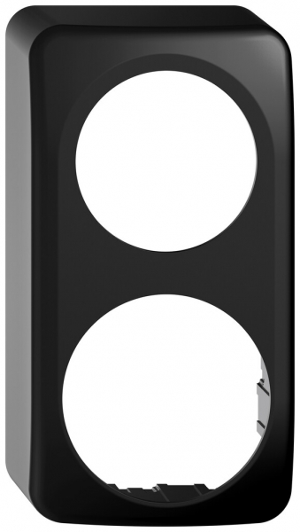 Capot AP STANDARDdue SNAPFIX® pour appareils QX.CO.54 1×Ø50mm et 1×Ø58mm no 