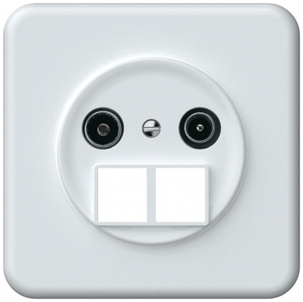 Prise multimédia ENC TV-R origin prise de passage 19dB 1.7dB blanc 