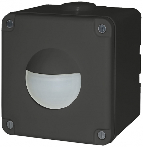 Rilevatore di presenza AP KNX Luxomat PD2 S 180 ST IP55 comp.con NEVO nero 