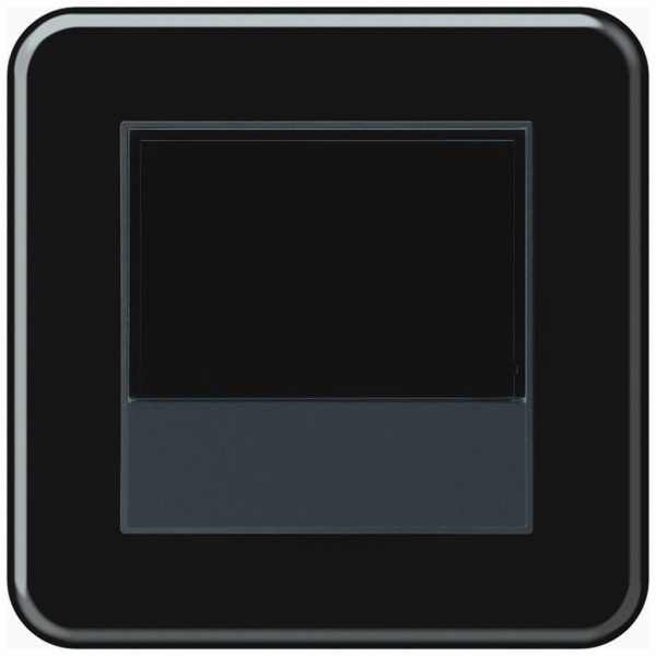 UP-Raumthermostat KNX origin mit Display 92×92mm schwarz 