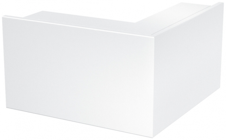 Angolo esterno Bettermann 348×230×100mm, PVC, bianco puro, 9010 