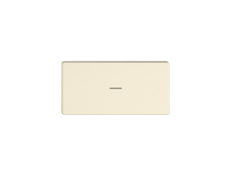 Pulsante 1/2 EDIZIO.liv Wiser con SNAPFIX® vert.con simbolo – (meno) cr 