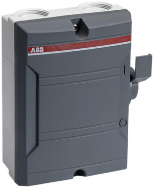 Interruttore principale AP ABB 4-poli 25 A 400V grigio scuro/grs 