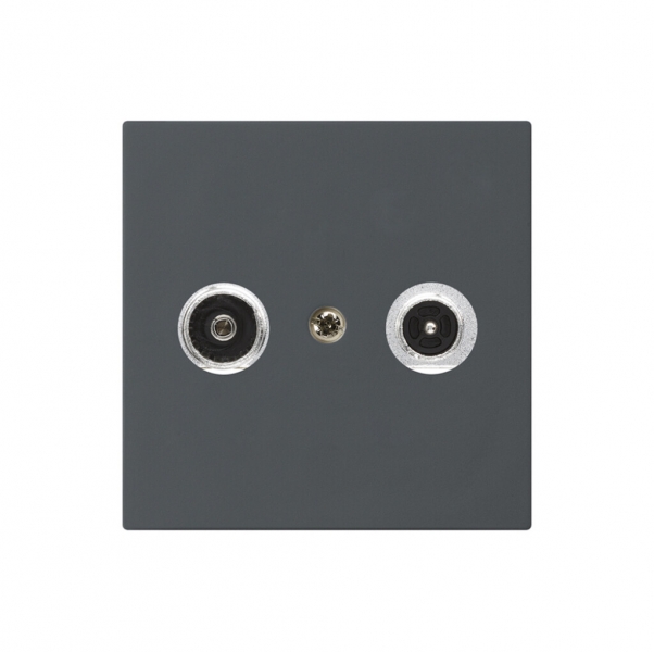 Prise antenne kallysto R/TV montage A 19dB 2GHz anthracite 