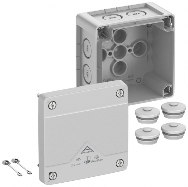 Scatola di derivazione AP Spelsberg Abox Pro 025-L 92×92×60mm IP69 gr 
