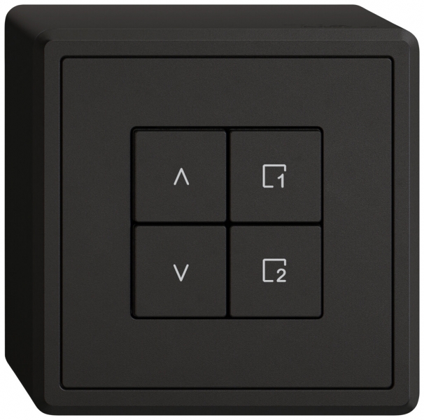 Station sec.stores AP EDIZIO.liv Wiser SNAPFIX® 1 scène 4 touches WLAN no 