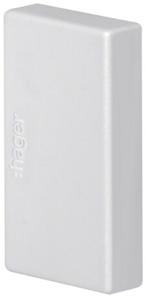 Pezzo finale Hager tehalit.LF 33×20mm grigio IP30 