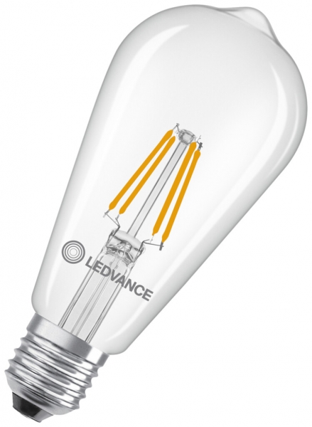 Lampada LED LEDVANCE CLASSIC ST E27 3.4W 470lm 827 chiaro Ø64×143mm 