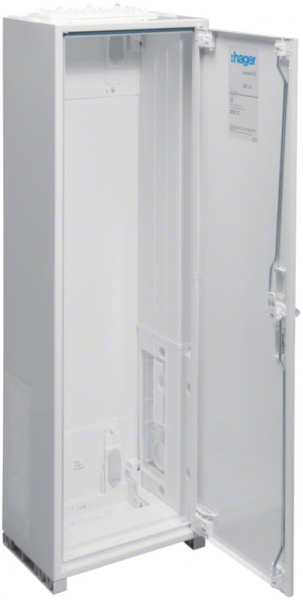 Armoire murale Hager univers avec porte CP II IP44 1050×1700×205 blanc 