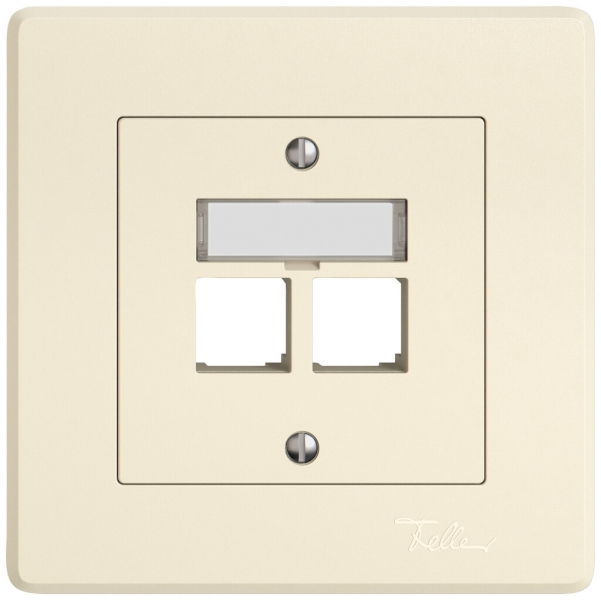 Kit di montaggio INC EDIZIO.liv EASYNET S-One SNAPFIX® destra per 2×RJ45 cr 