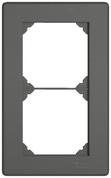 Telaio di copertura INC EDIZIO.liv SNAPFIX® 2×1/1×2 96×156mm grs 
