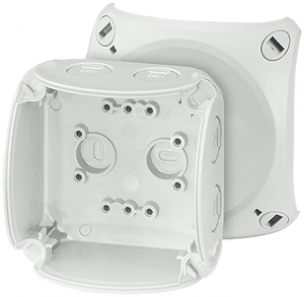Boîte de dérivation AP Hensel KF G 2.5mm² sans bornes gris 