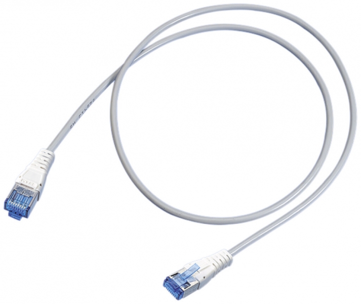 Câble patch RJ45s R&M 3m gris S-FTP cat.6 LSFRZH classe E 