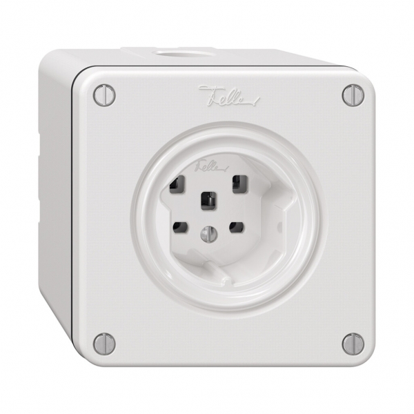 Presa NAPU NEVO, 1×T25, bianco 