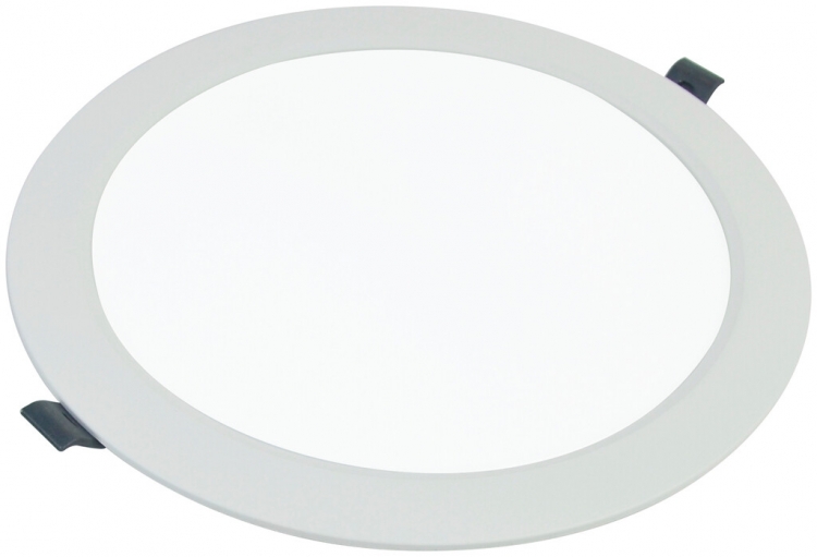 Downlight LED DOTLUX CIRCLEflat 6W 290lm 3000K 120° c.driver bianco 