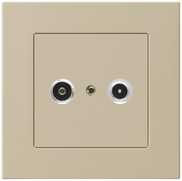 Prise antenne ENC kallysto.pro R/TV 19dB 2GHz beige 
