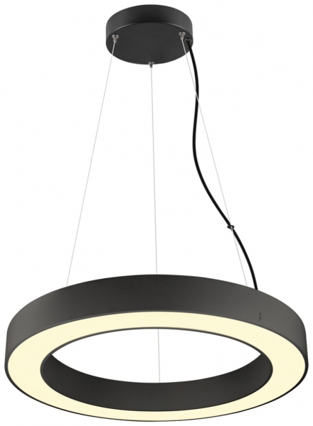 Lampada sospesa LED SLV MEDO RING 60 27W 3750lm 930/940 REG Ø600mm nero 