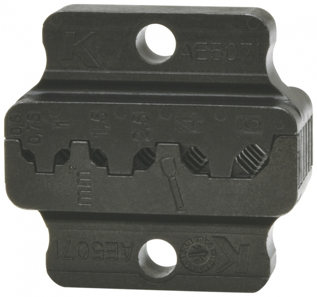 Matrice di serraggio Klauke AE5071 0.5…6mm² per utensile di crimpatura K507WF 