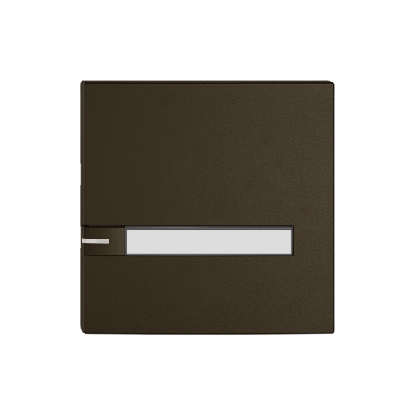 Poussoir 1/1 EDIZIO.liv SNAPFIX® p.KNX&UNI a.LED a.étiquette comm.1touch.br 