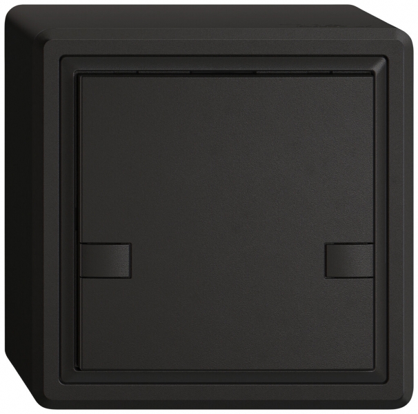 Pulsante KNX RGB AP EDIZIO.liv SNAPFIX® sensore temp.s.LED 1× com.2T ne 