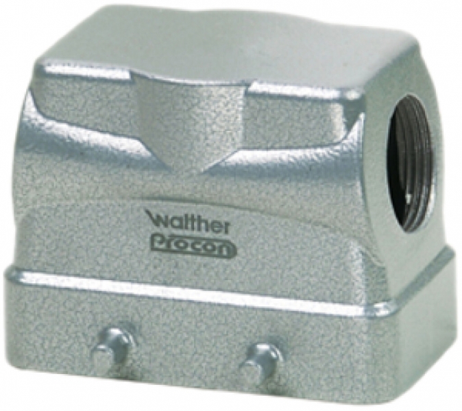 Boîtier de fiche Walther PROCON P712010, filetage 1×M20, H=56mm, Al 