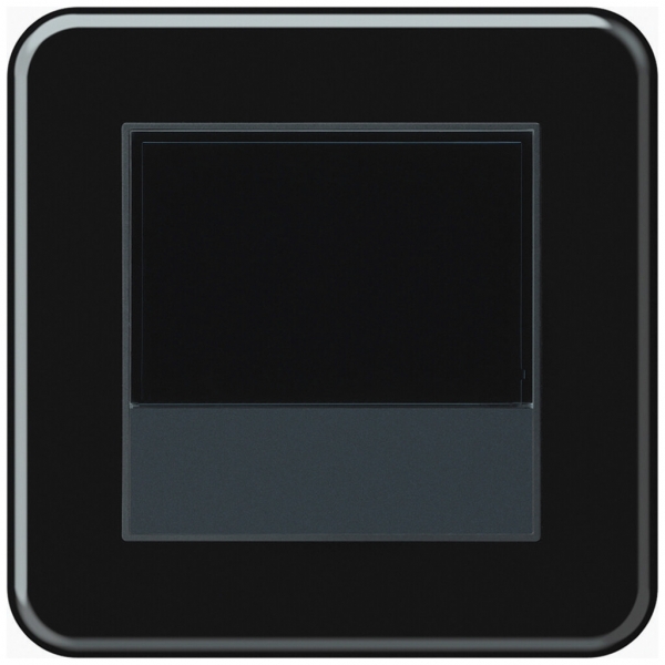 Termostato ambiente KNX INC origin con display con tasti 92×92mm nero 