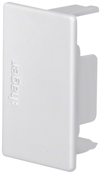 Pezzo finale Hager tehalit.LF/LFH 45×30mm grigio IP30 
