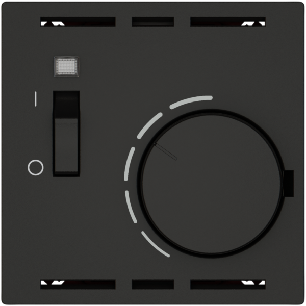 Termostato ambiente EDIZIO.liv SNAPFIX® con interruttore 230VAC 50Hz ne 
