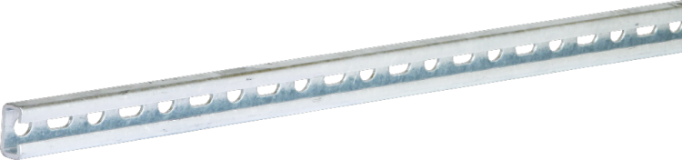 Rail en C Caddy type E5, L=0.8m 20×36mm, zingué à chaud 