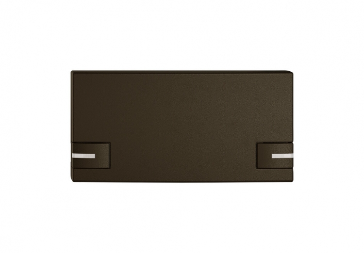 Pulsante 1/2 EDIZIO.liv SNAPFIX® p.KNX&UNI c.LED comando a 2 tasti ma 