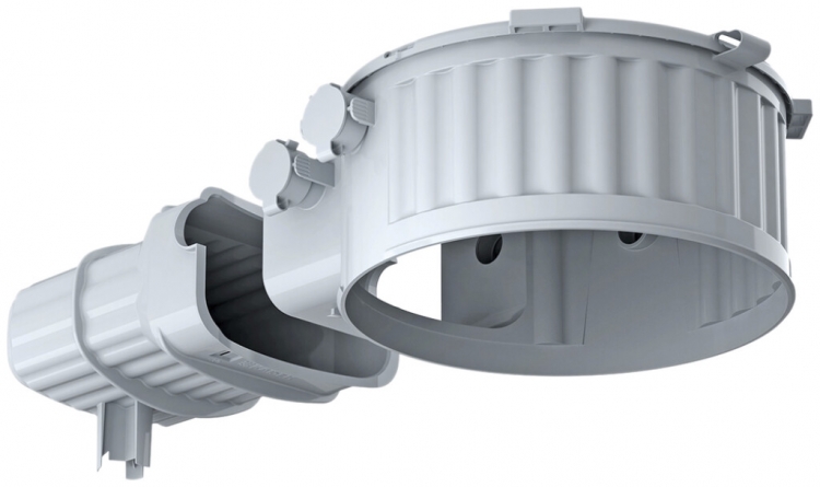 Boîtier INC AGRO HaloX 180 avec tunnel 190mm pour béton sur place 