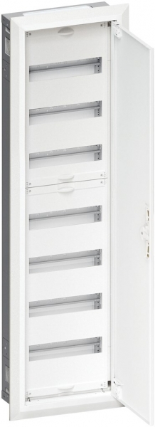 Distributeur ENC Hager univers 7-rangées 84UM porte IP30 300×1100×110mm 