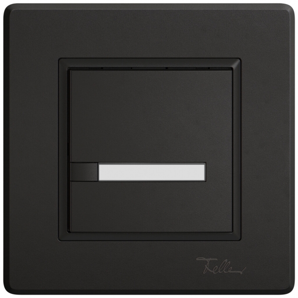 Pulsante KNX RGB INC EDIZIO.liv SNAPFIX® sensore temp.s.LED targ.1× com.1T ne 
