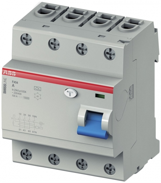 Interrupteur différentiel SMISSLINE CLASSIC 63/300 3P+N 63A/300mA 