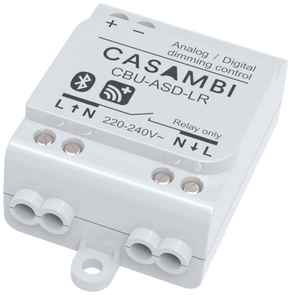 Attuatore-commutatore/variatore RF INS YMOCA-ASD-DA-LR, 0/1-10V/DALI, Casambi 