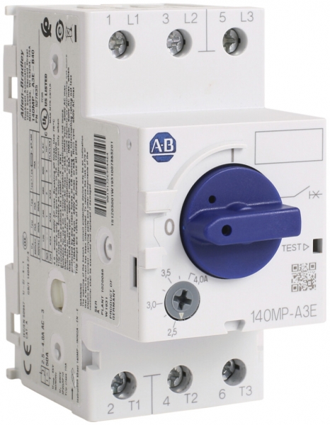 Disgiuntore di potenza AMD AB 140MP-A3E-A16 (0.1…0.16A), Inom=2A, Icu=100kA 